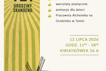plakat - urodziny skansenu